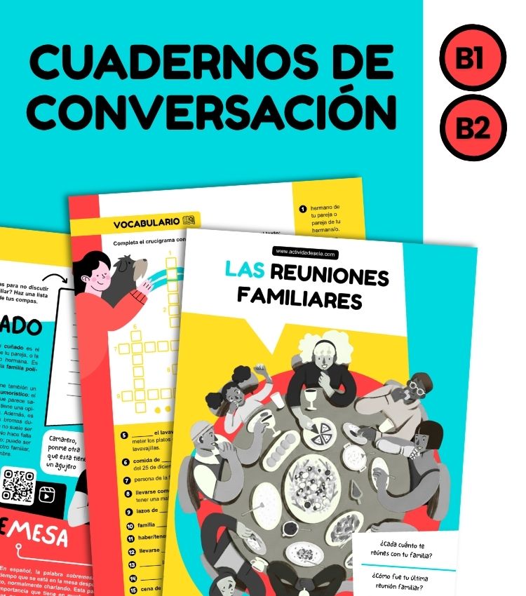 Conversación clase de español B1-B2 - Vocabulario de las reuniones familiares