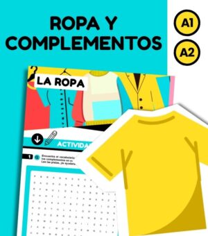 Vocabulario de las partes del cuerpo en español - Descargar ejercicios en PDF